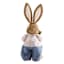 Sisal Bunny Boy with Carrot, 20"