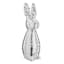 Silver Disco Bunny, 16"