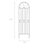 Classic Metal Garden Trellis, 84"
