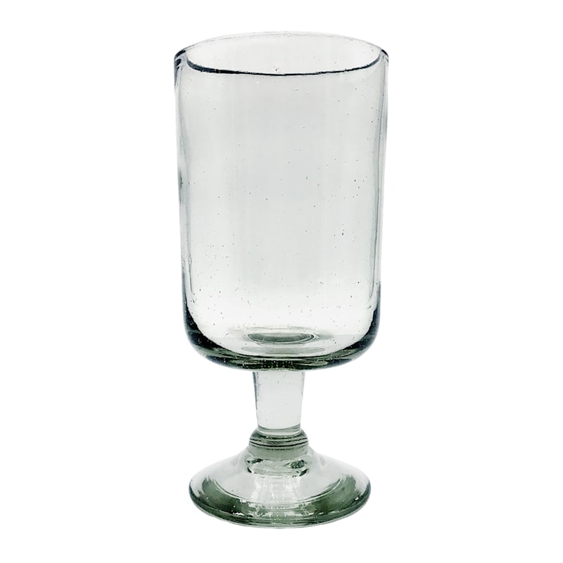 Honeybloom Recycled Glass Water Goblet