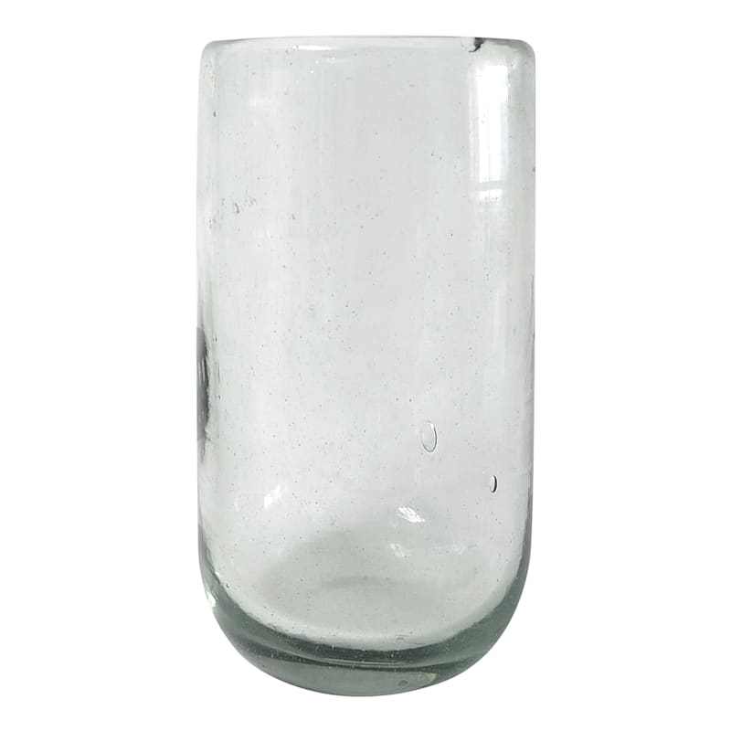 Honeybloom Clear Recycled Glass Highball Glass