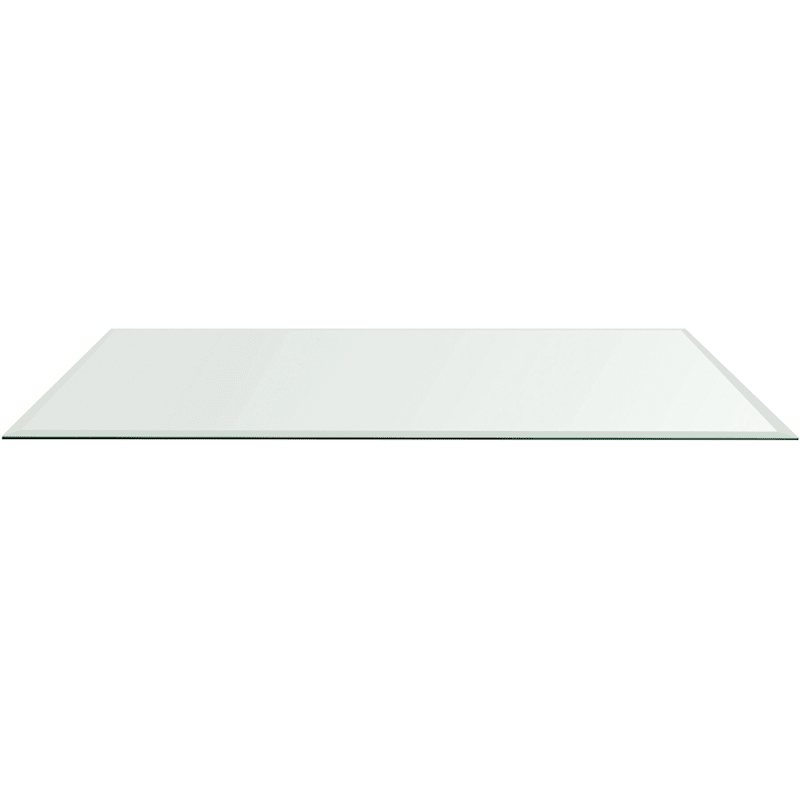 Beveled Circa Glass Table Top 70 X 35 In At Home