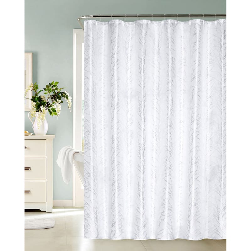 Elektra Gray Shower Curtain 70X72 | At Home