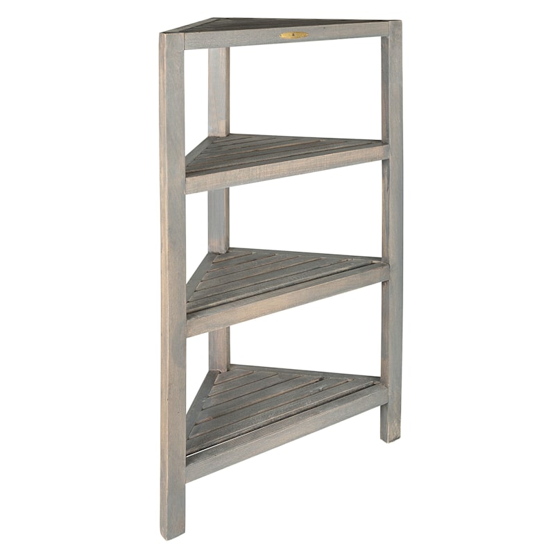 Corner Etagere : 19th Century English Bamboo Corner Etagere Chairish : The étagère has four stepped.