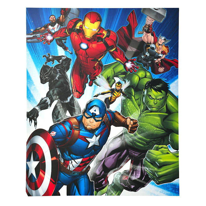 16X20 Marvel Avengers Group Shot Canvas Wall Art | At Home