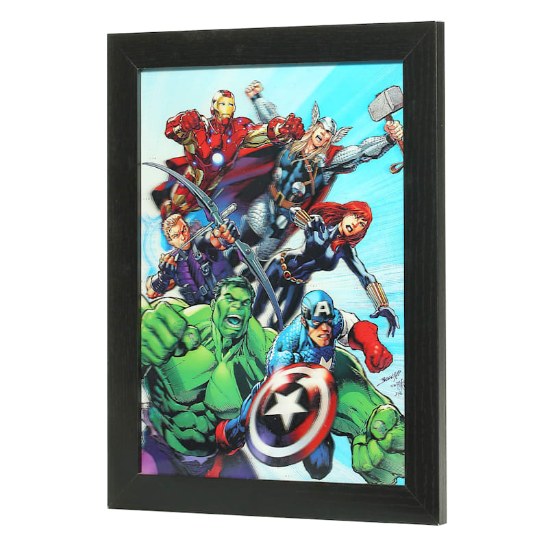 11X14 Marvel Avengers Framed 3D Wall Art | At Home