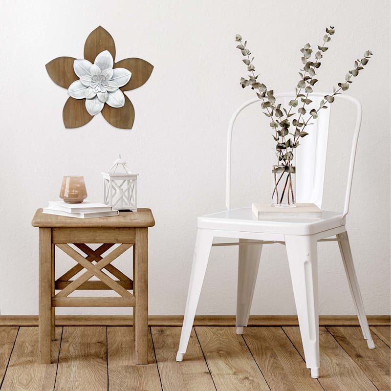 15in. Rustic Flower Wall Decor At Home