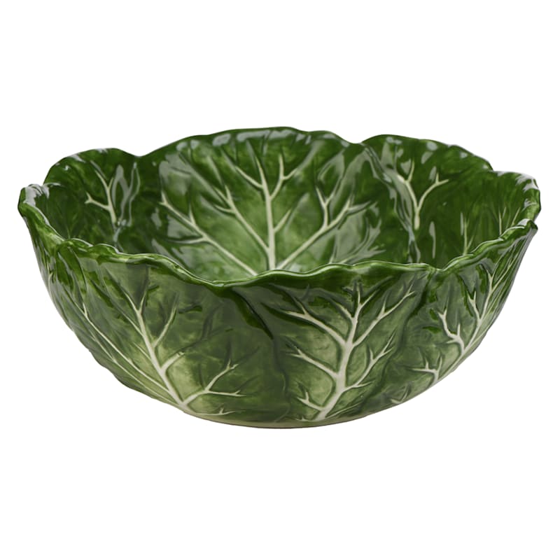 Grace Mitchell Hand Painted Cabbage Serve Bowl At Home