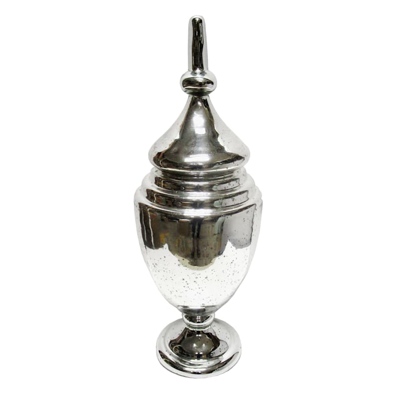 Mercury Glass Apothecary Vase, 25"