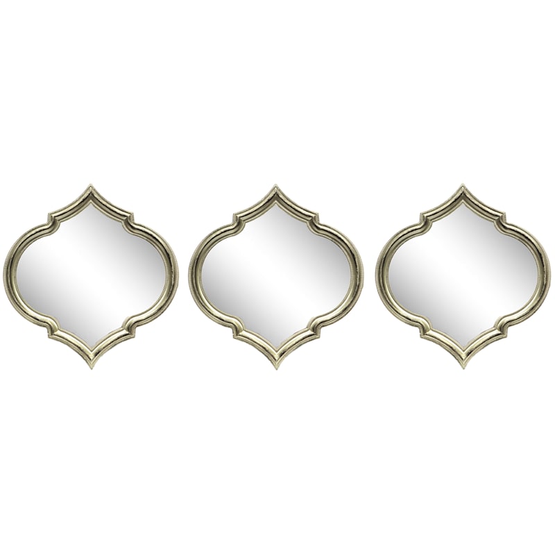 Moroccan silver mirror