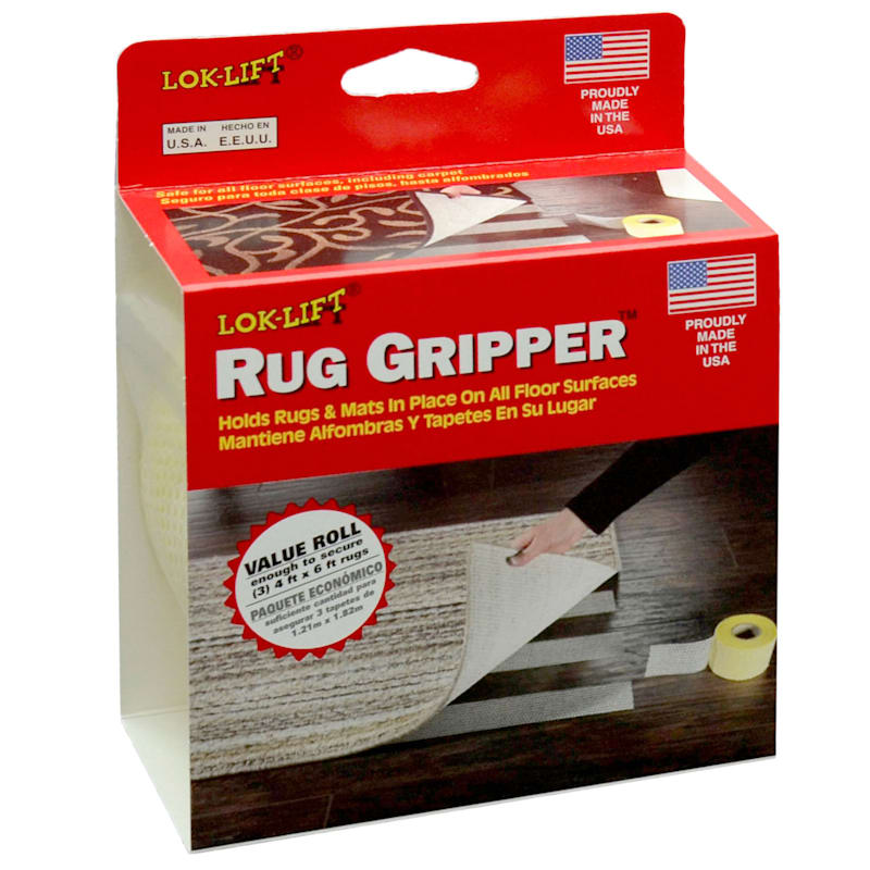 Rug Grip Rug Gripper Tape For Area Rugs and Runners 4 x 25' Holds In Place