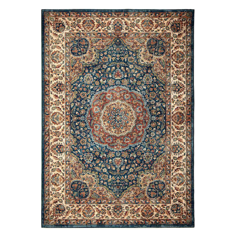 A365 Rochester Navy Area Rug 5x8 At, Area Rugs 5 X 8