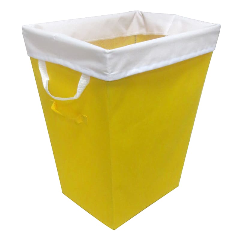 Rectangle Tapered Hamp with Liner, Yellow