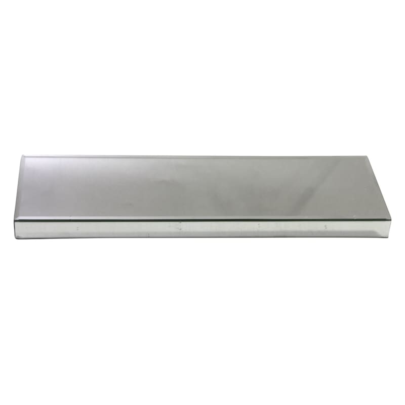 6X18 Silver Mirror Riser