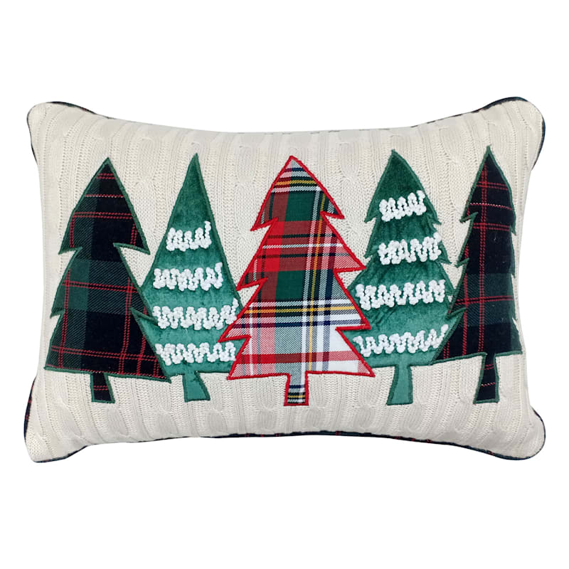 Green Merry Christmas Throw Pillow Cover Lumbar Christmas Pillow Cover  14x20 Christmas Pillows Holiday Pillows 