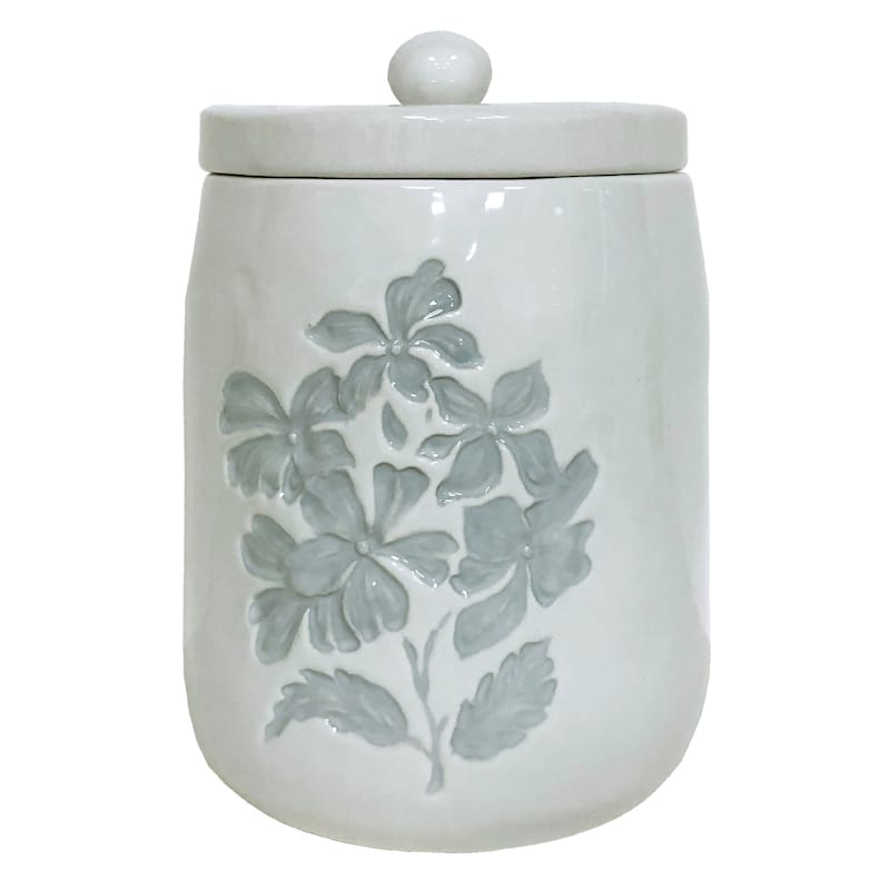 Grace Mitchell Jade Garden Embossed Canister, Small