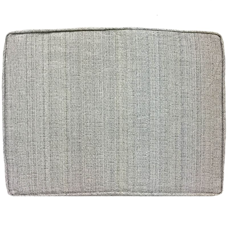 Fiddlestix Light Gray Premium Outdoor Gusseted Back Cushion