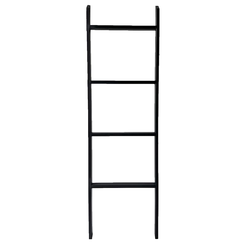 Black Metal Decorative Blanket Ladder