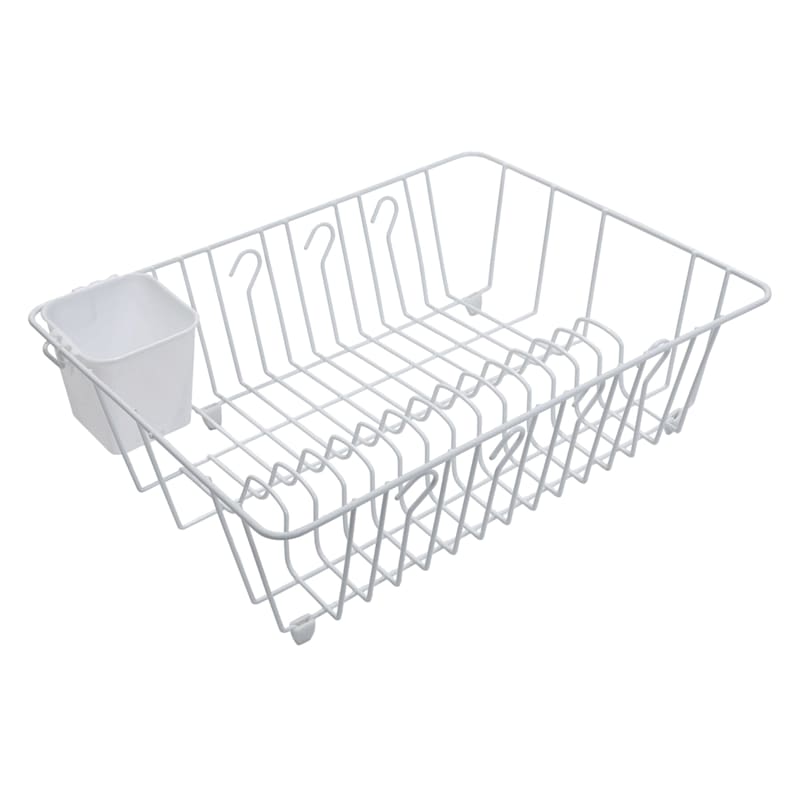 Essentials white wire dish drying racks sale