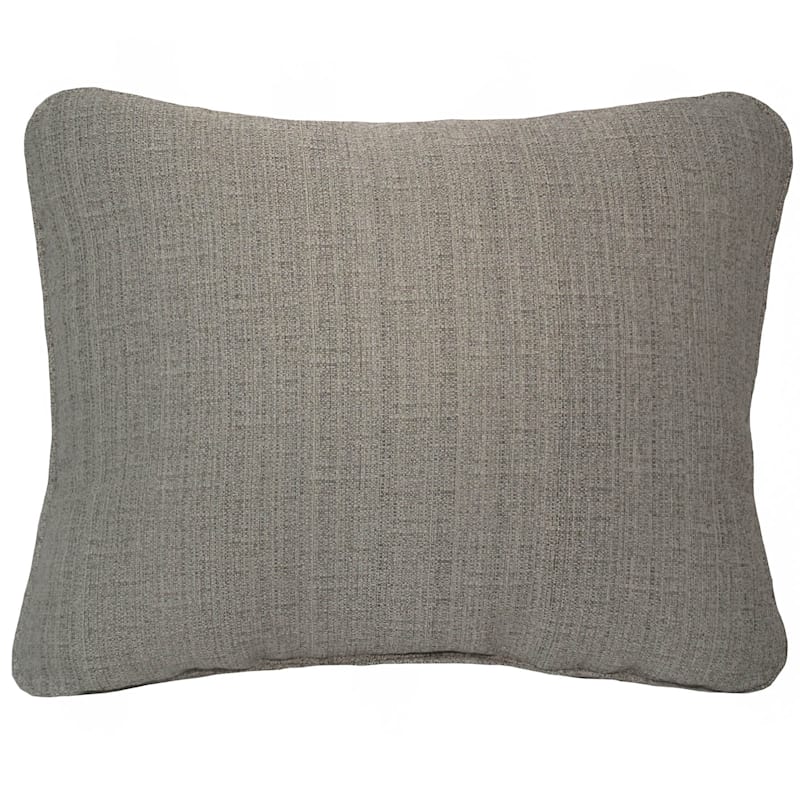 Fiddlestix Light Gray Premium Outdoor Back Cushion