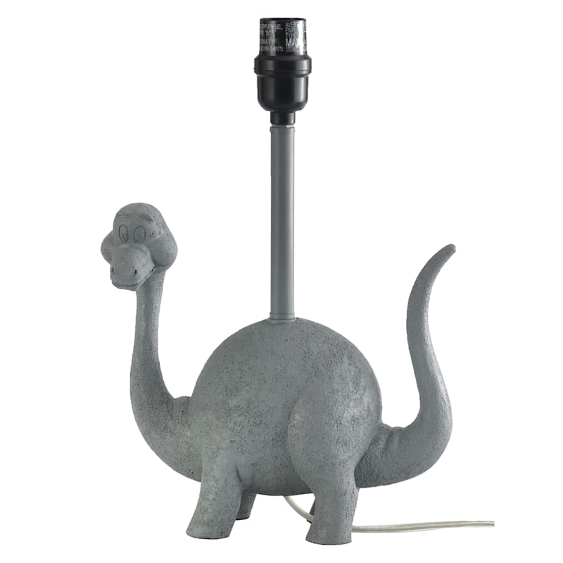 13in. Grey Dinosaur Accent Lamp