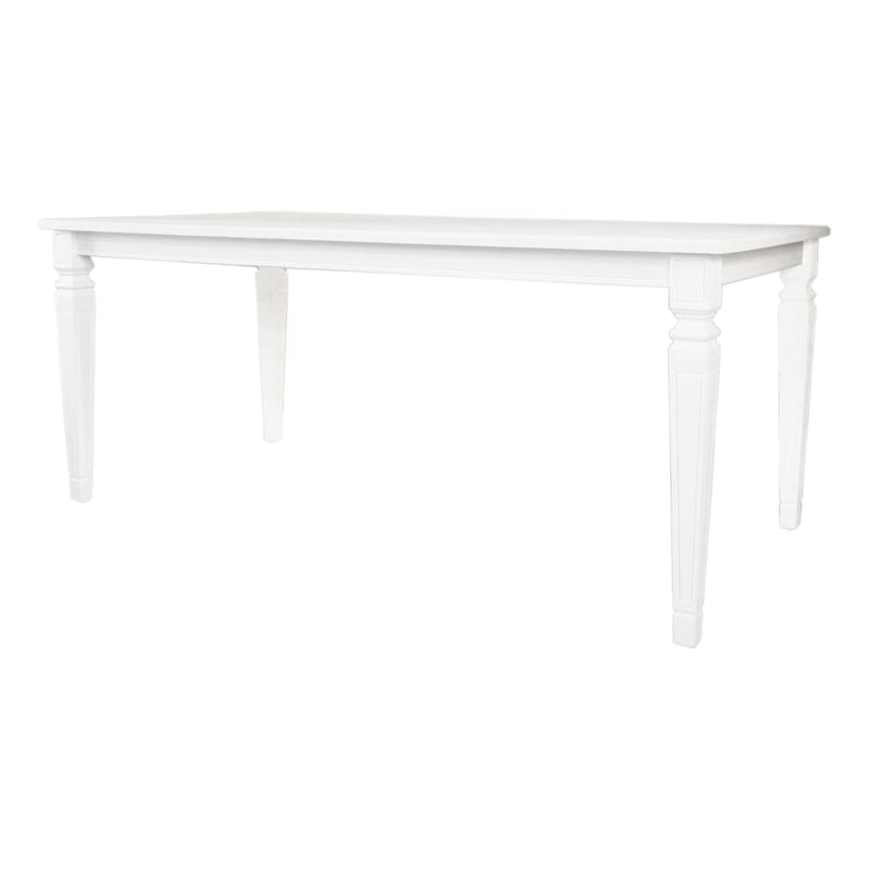 Grace Mitchell Cortana White Wooden Dining Table