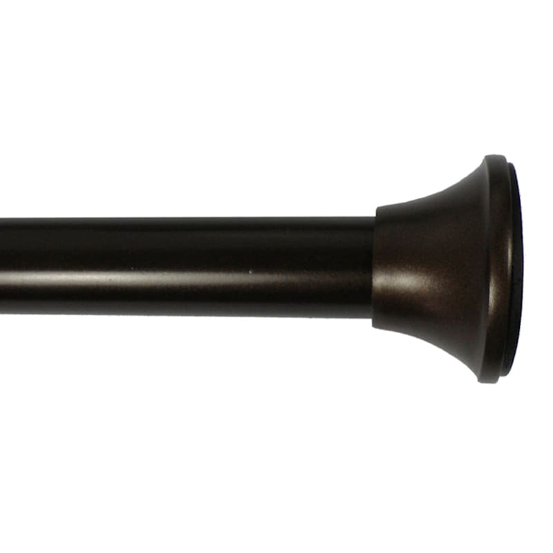 Bronze shower curtain store rod