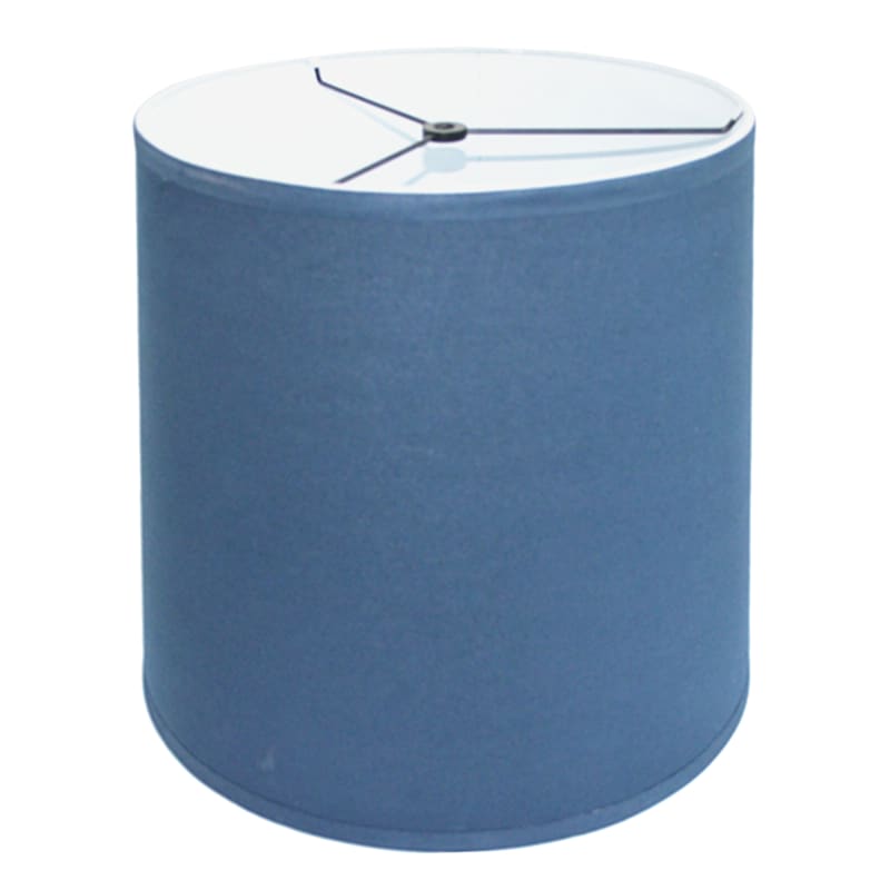 Navy Blue Table Lamp Shade, 14x15