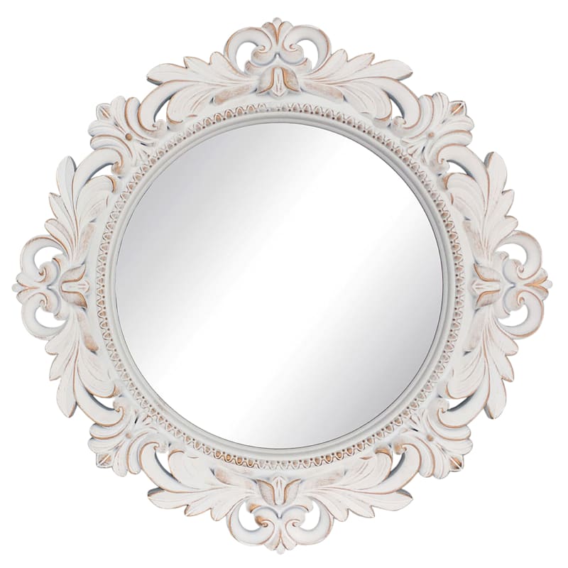 20X20 White Mirror