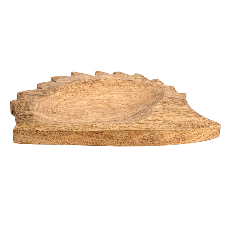 Wooden Hedgehog Trinket Tray, 8x5