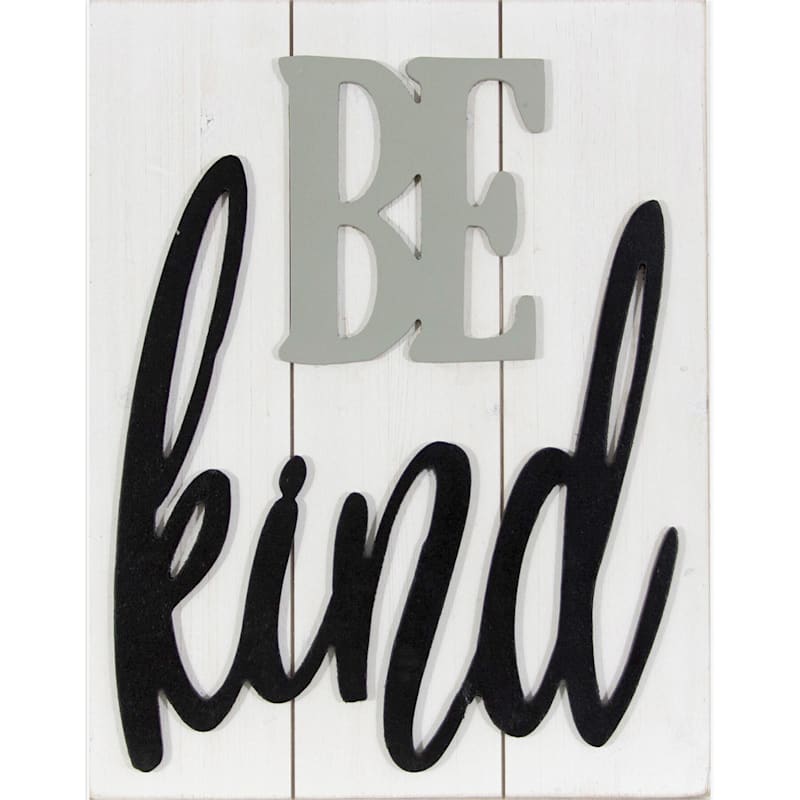Be Kind Wall Sign, 14x18