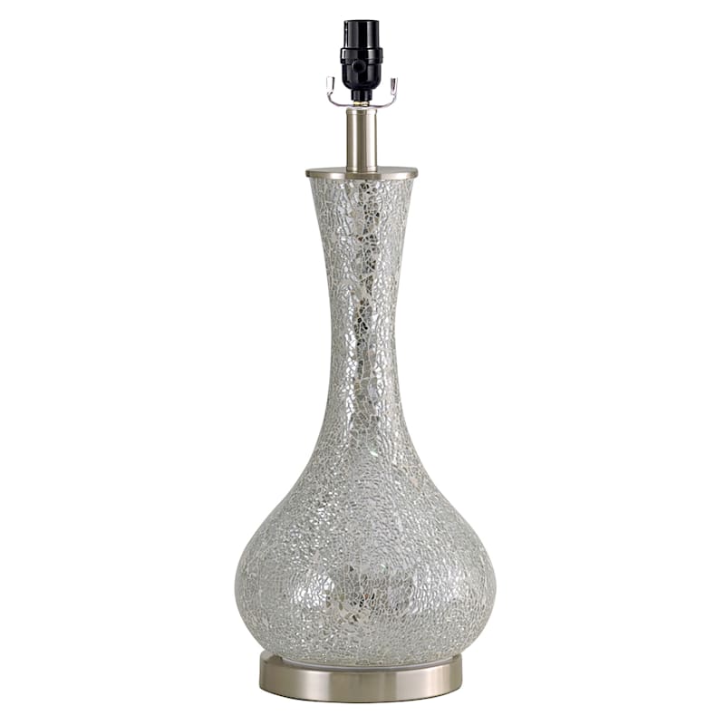Silver mosaic table lamp hot sale