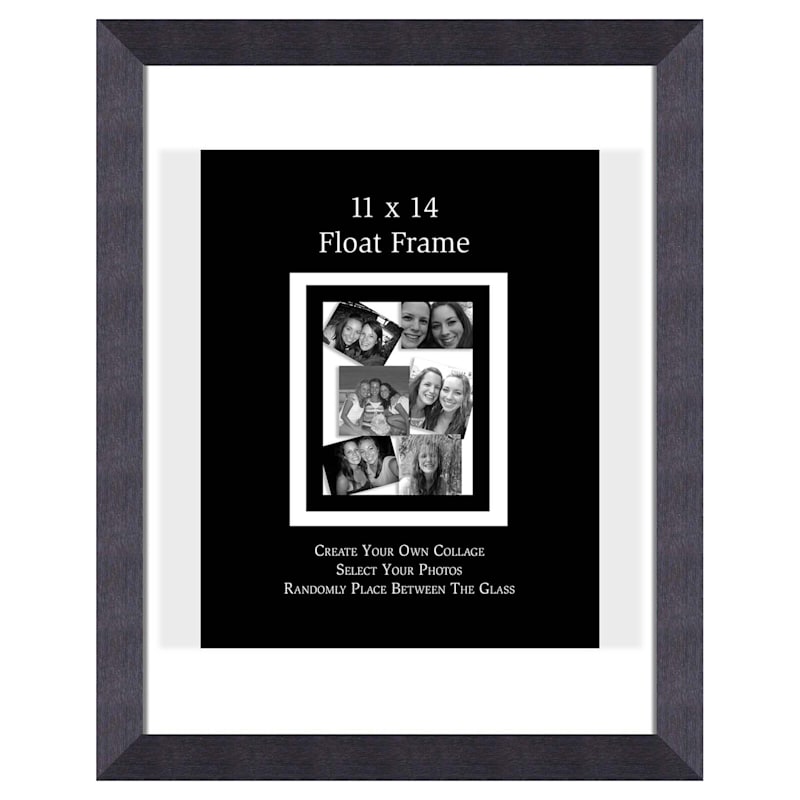 11X14 Charcoal Float Wall Photo Frame