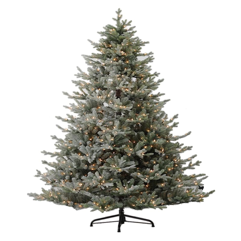 Fl11 Pre Lit Frosted Bridgton Christmas Tree 7 5 At Home