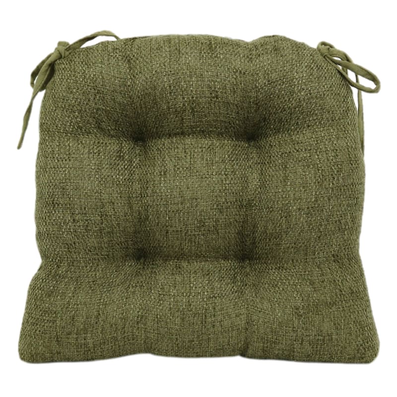 Green kitchen chair cushions outlet