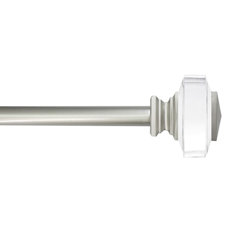 84" Adjustable Tension Curtain Rod Multiple Finishes 48" 