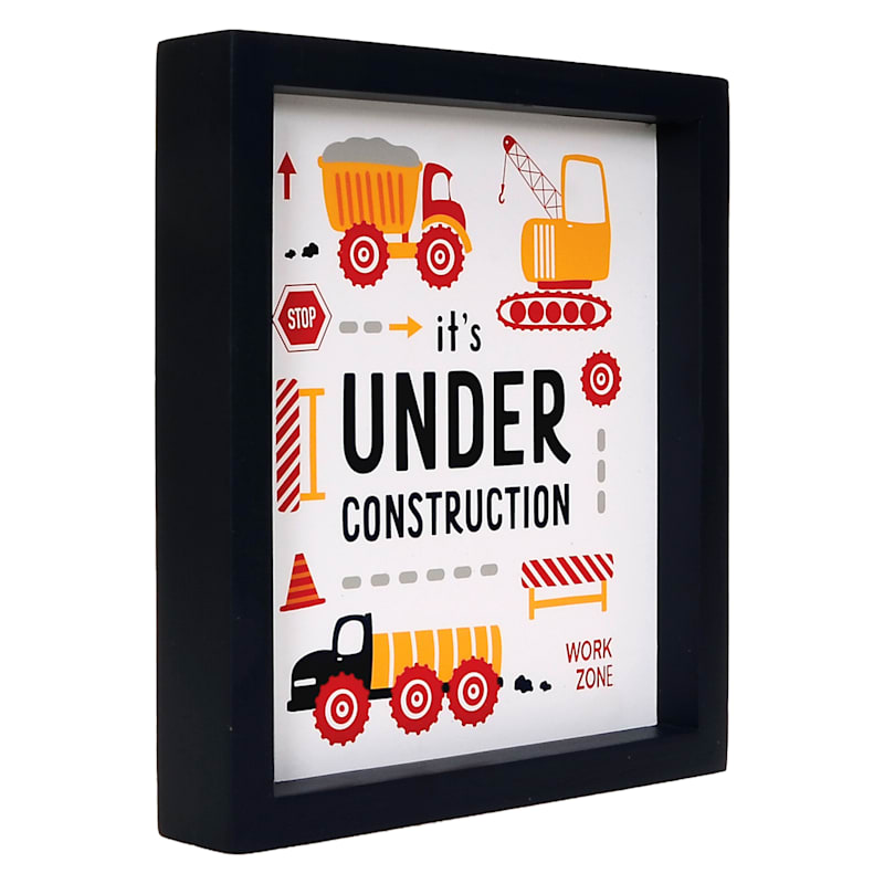 Under Construction Wooden Sign, 8x9