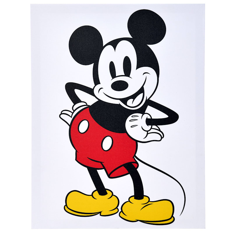 Digital Painting Personalised Mickey Mouse Bedroom Canvas