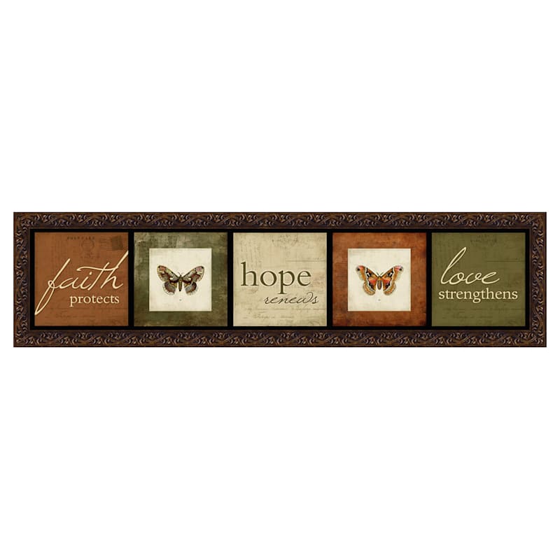 DEMDACO From This Day Forward Faith Hope and Love Frame 5 by 7-Inch 