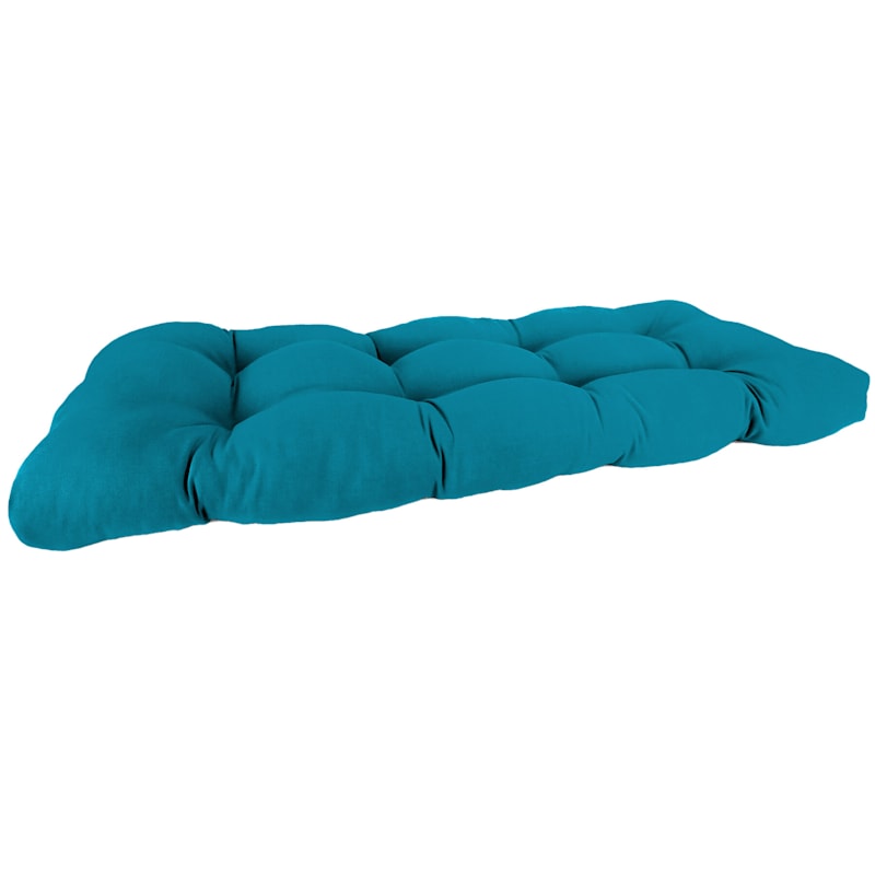 Wicker top bench cushion