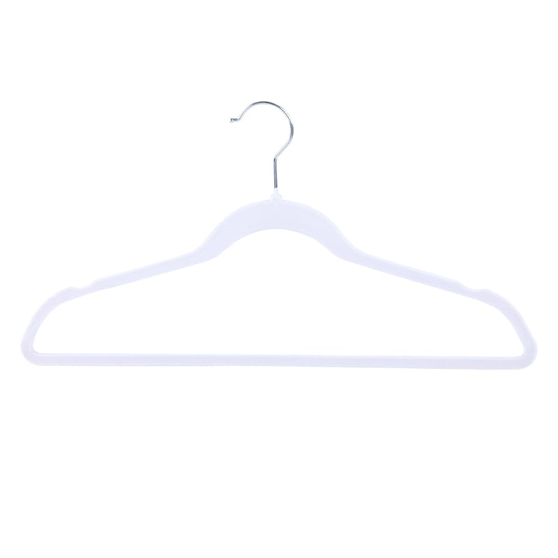 50-Pack Pearl Velvet Suit Hangers