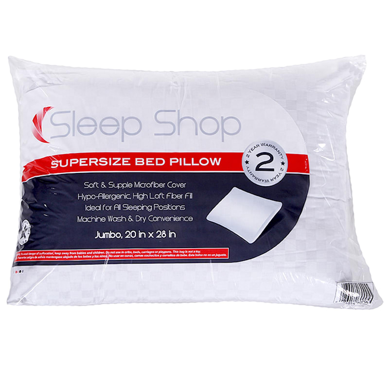 Bed Pillow Standard 20X26