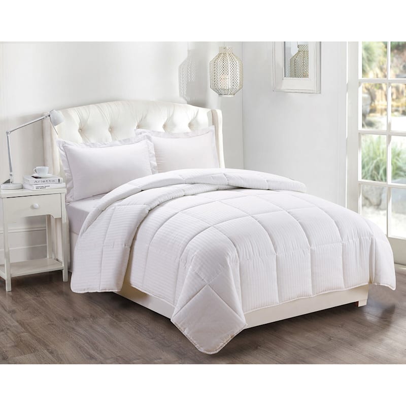 White Down Alternative Comforter, Twin