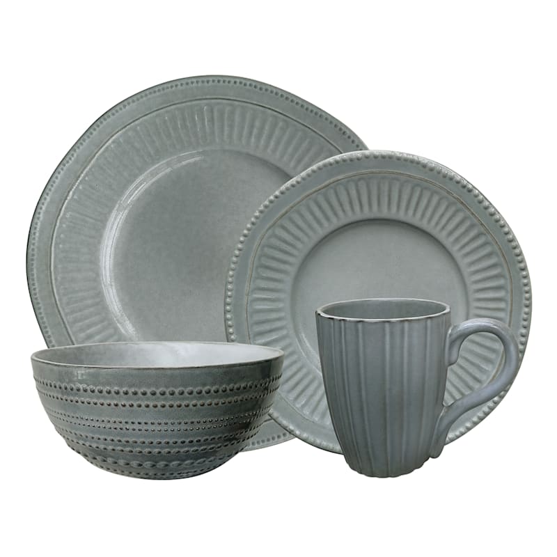 grey dishes