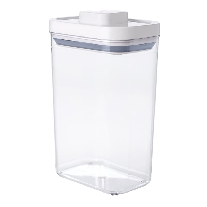 OXO Pop 2.7qt Plastic Rectangle Airtight Food Storage Container White