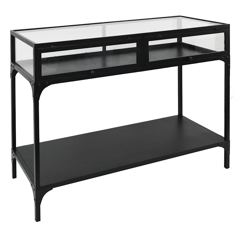 Sage Frost Display Console Table
