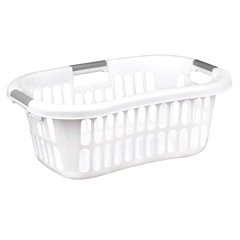 40L Laundry Basket, White