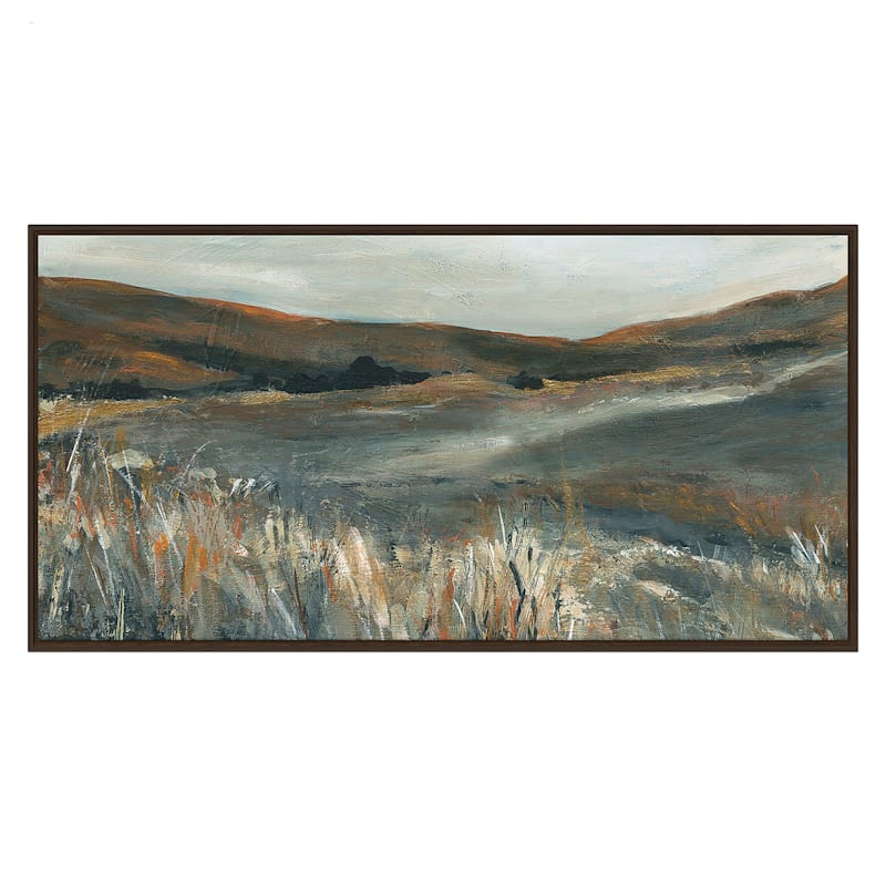 Copper Sunset Textured Canvas Wall Art, 49x25