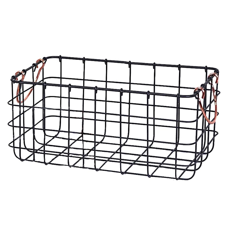 MD Rectangle Wire Basket Bronze
