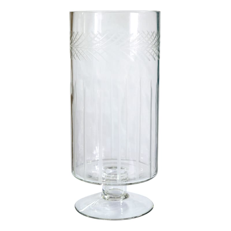 Grace Mitchell Glass Etched Holder, 11"